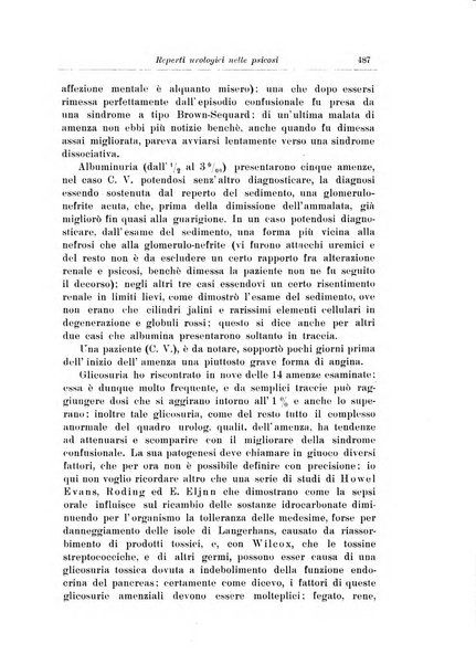 Note e riviste di psichiatria Manicomio provinciale di Pesaro