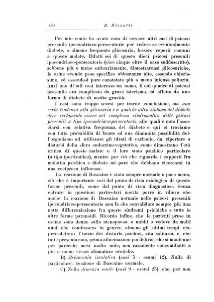 Note e riviste di psichiatria Manicomio provinciale di Pesaro