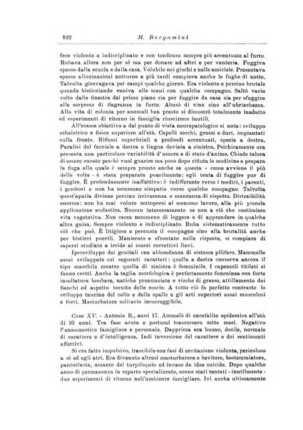 Note e riviste di psichiatria Manicomio provinciale di Pesaro