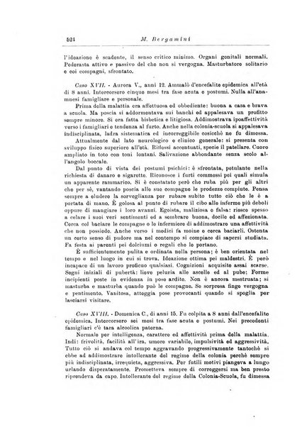 Note e riviste di psichiatria Manicomio provinciale di Pesaro