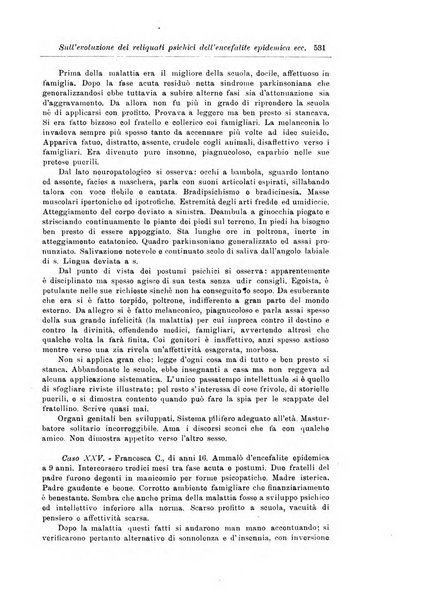 Note e riviste di psichiatria Manicomio provinciale di Pesaro