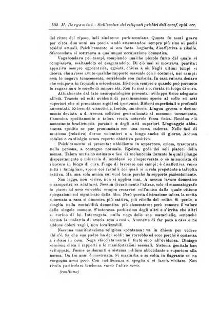 Note e riviste di psichiatria Manicomio provinciale di Pesaro