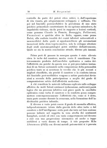 Note e riviste di psichiatria Manicomio provinciale di Pesaro