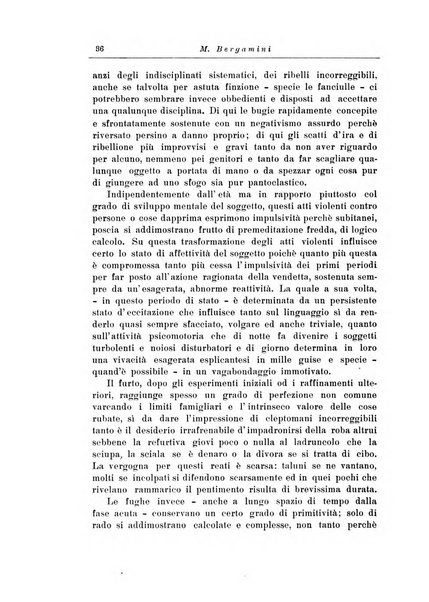 Note e riviste di psichiatria Manicomio provinciale di Pesaro