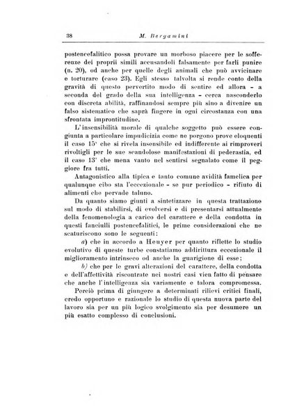 Note e riviste di psichiatria Manicomio provinciale di Pesaro