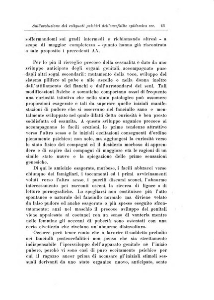 Note e riviste di psichiatria Manicomio provinciale di Pesaro