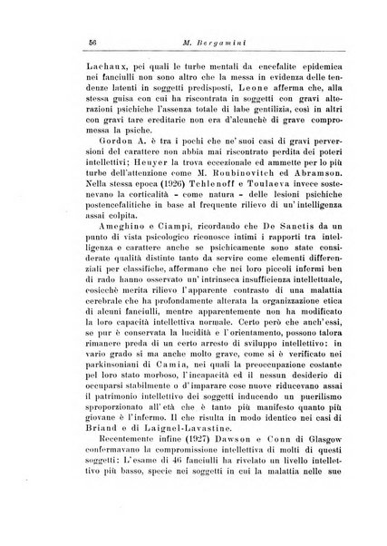 Note e riviste di psichiatria Manicomio provinciale di Pesaro