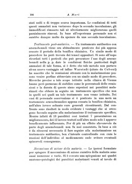 Note e riviste di psichiatria Manicomio provinciale di Pesaro