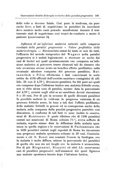 Note e riviste di psichiatria Manicomio provinciale di Pesaro