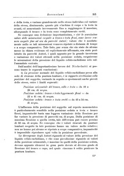 Note e riviste di psichiatria Manicomio provinciale di Pesaro