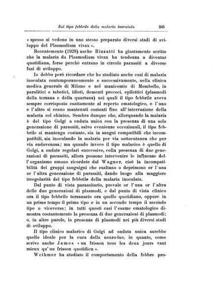 Note e riviste di psichiatria Manicomio provinciale di Pesaro