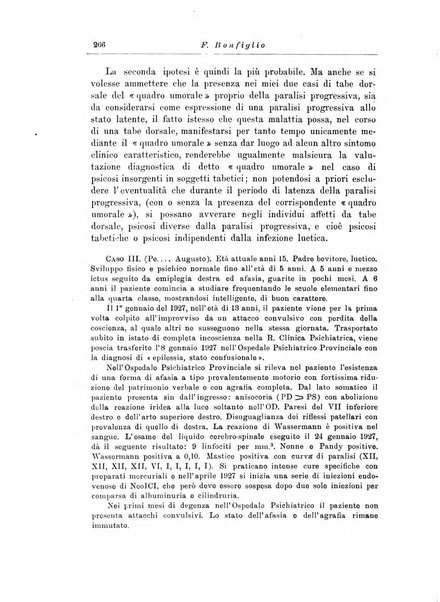 Note e riviste di psichiatria Manicomio provinciale di Pesaro