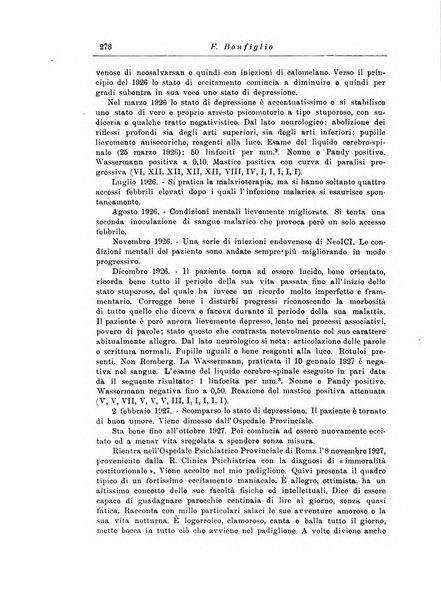 Note e riviste di psichiatria Manicomio provinciale di Pesaro