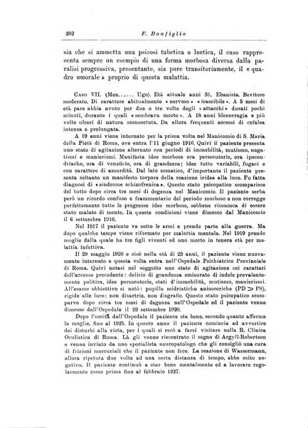 Note e riviste di psichiatria Manicomio provinciale di Pesaro