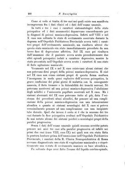 Note e riviste di psichiatria Manicomio provinciale di Pesaro