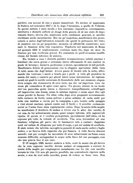 Note e riviste di psichiatria Manicomio provinciale di Pesaro