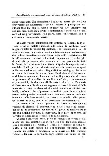 Note e riviste di psichiatria Manicomio provinciale di Pesaro