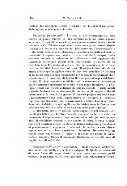 Note e riviste di psichiatria Manicomio provinciale di Pesaro