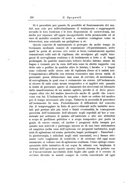 Note e riviste di psichiatria Manicomio provinciale di Pesaro