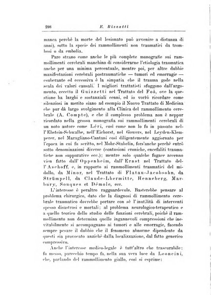 Note e riviste di psichiatria Manicomio provinciale di Pesaro