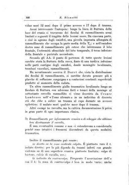 Note e riviste di psichiatria Manicomio provinciale di Pesaro