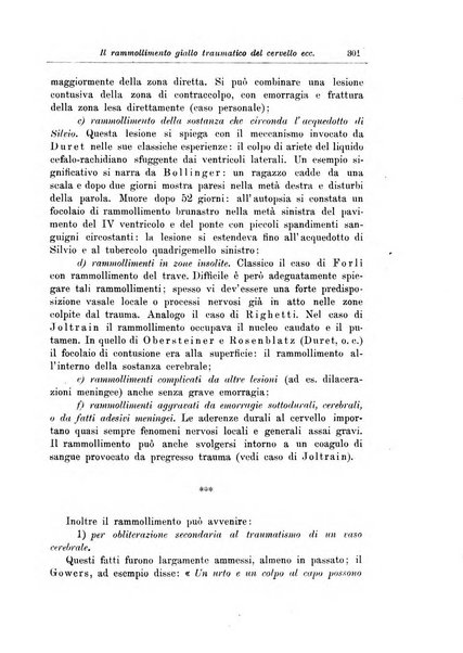 Note e riviste di psichiatria Manicomio provinciale di Pesaro