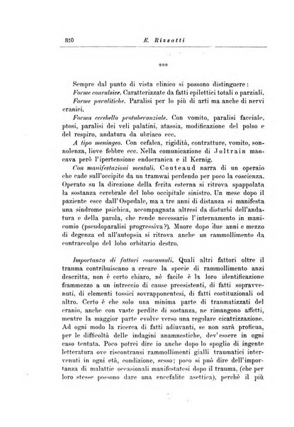 Note e riviste di psichiatria Manicomio provinciale di Pesaro