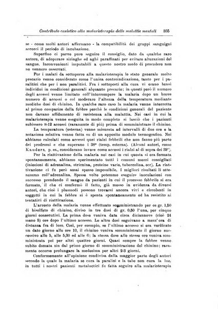 Note e riviste di psichiatria Manicomio provinciale di Pesaro