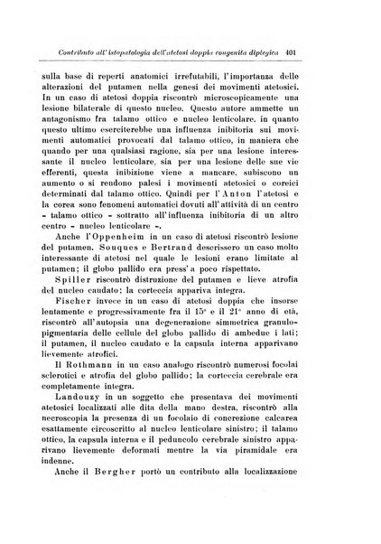 Note e riviste di psichiatria Manicomio provinciale di Pesaro