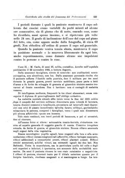 Note e riviste di psichiatria Manicomio provinciale di Pesaro