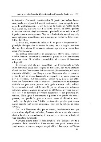 Note e riviste di psichiatria Manicomio provinciale di Pesaro