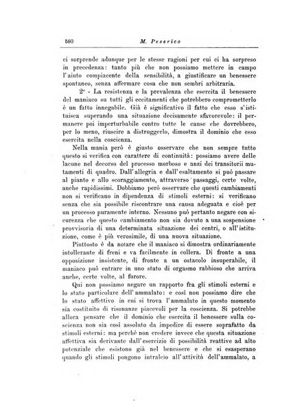 Note e riviste di psichiatria Manicomio provinciale di Pesaro