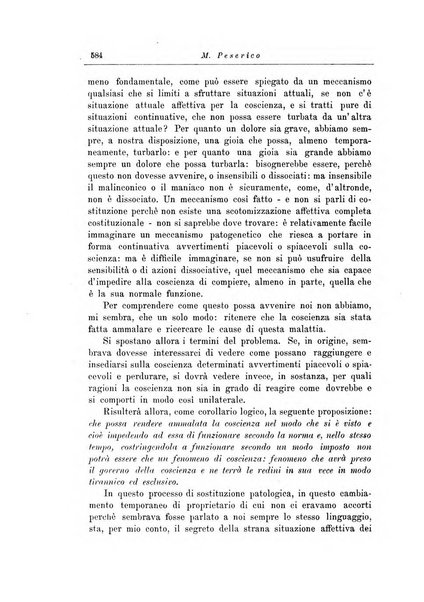 Note e riviste di psichiatria Manicomio provinciale di Pesaro