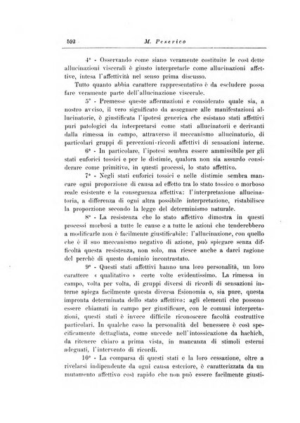 Note e riviste di psichiatria Manicomio provinciale di Pesaro