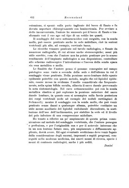 Note e riviste di psichiatria Manicomio provinciale di Pesaro