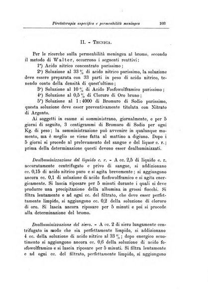 Note e riviste di psichiatria Manicomio provinciale di Pesaro