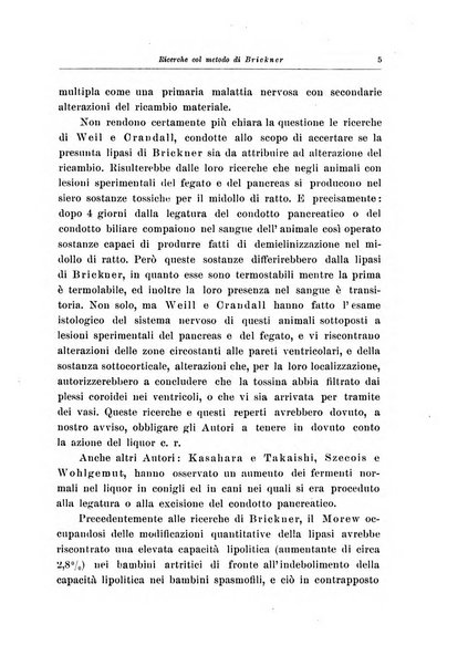 Note e riviste di psichiatria Manicomio provinciale di Pesaro