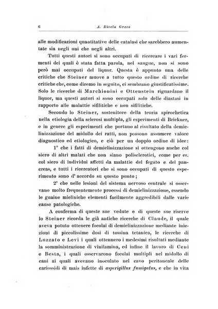 Note e riviste di psichiatria Manicomio provinciale di Pesaro