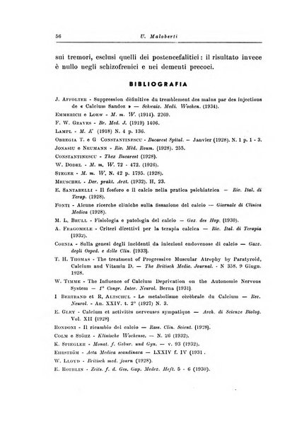 Note e riviste di psichiatria Manicomio provinciale di Pesaro