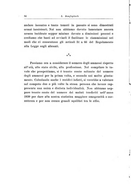 Note e riviste di psichiatria Manicomio provinciale di Pesaro