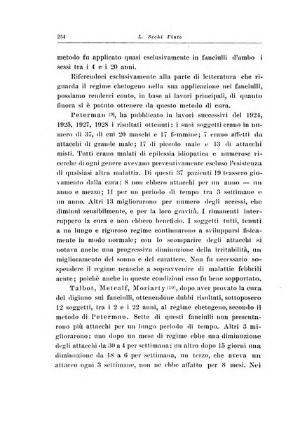 Note e riviste di psichiatria Manicomio provinciale di Pesaro