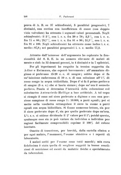 Note e riviste di psichiatria Manicomio provinciale di Pesaro