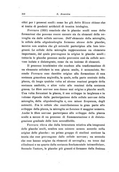 Note e riviste di psichiatria Manicomio provinciale di Pesaro