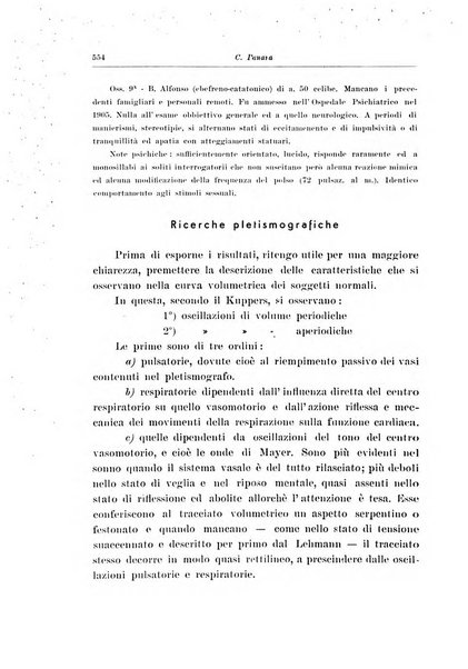 Note e riviste di psichiatria Manicomio provinciale di Pesaro