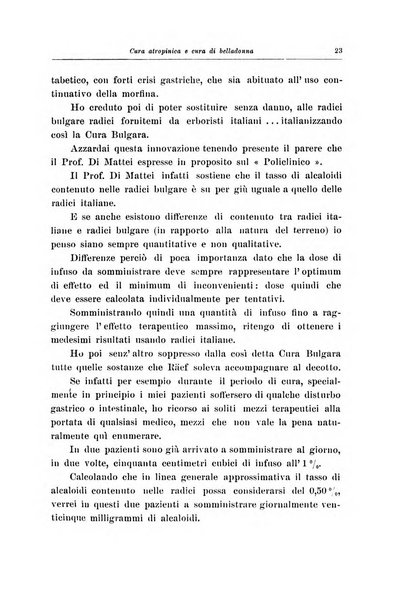 Note e riviste di psichiatria Manicomio provinciale di Pesaro