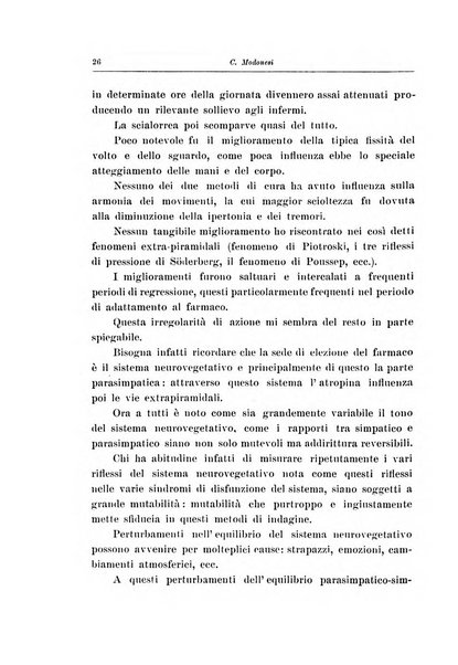 Note e riviste di psichiatria Manicomio provinciale di Pesaro