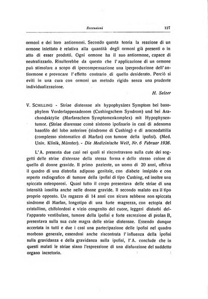 Note e riviste di psichiatria Manicomio provinciale di Pesaro