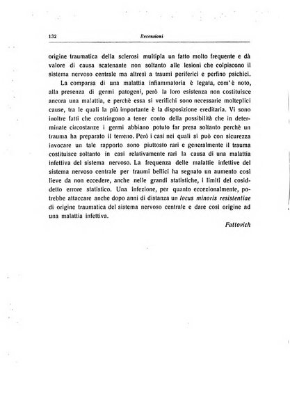 Note e riviste di psichiatria Manicomio provinciale di Pesaro