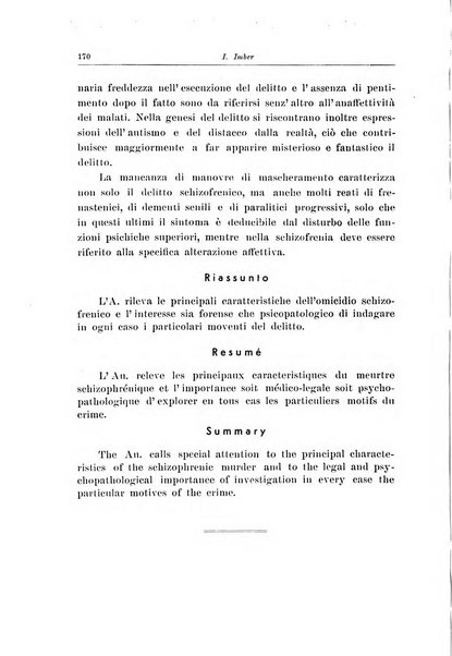 Note e riviste di psichiatria Manicomio provinciale di Pesaro