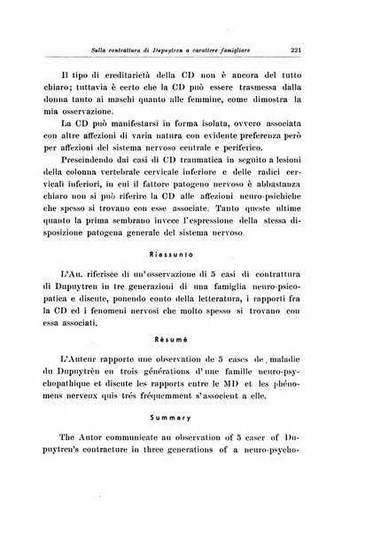 Note e riviste di psichiatria Manicomio provinciale di Pesaro